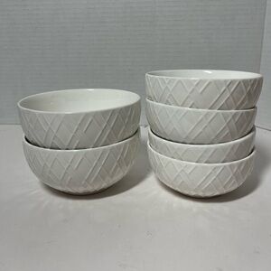 White Elements Cereal/Condiment Bowls